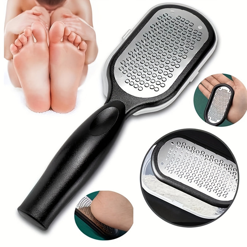 Dispositivo de exfoliación de pies para uso doméstico - Rápida molienda de queratina áspera y gruesa, cuidado y eliminación de talones, adecuado para pies secos y húmedos.