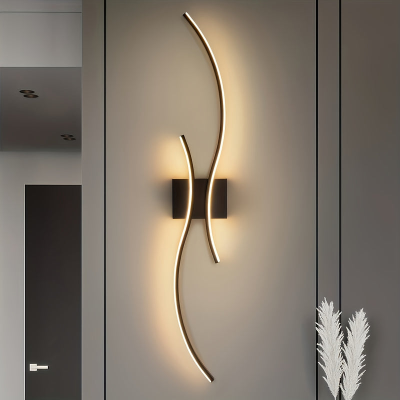 1 pieza de Aplique de Pared LED Semienterrado con Pantalla Metálica Desmontable, Conexión Eléctrica 85V-265V - Diseño Elegante para Baño, Tocador, Sala de Estar, Pasillo, Dormitorio, Centros Comerciales, Hoteles, Edificios de Oficinas, Iluminación Reside