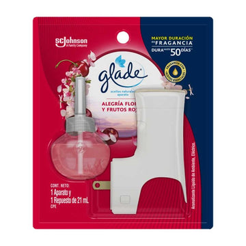 AROMATIZA GLADE U/ELEC 21ML ALEGRIA F