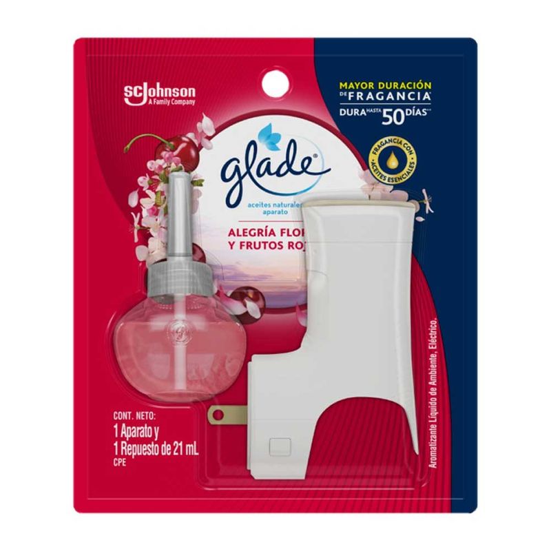 AROMATIZA GLADE U/ELEC 21ML ALEGRIA F
