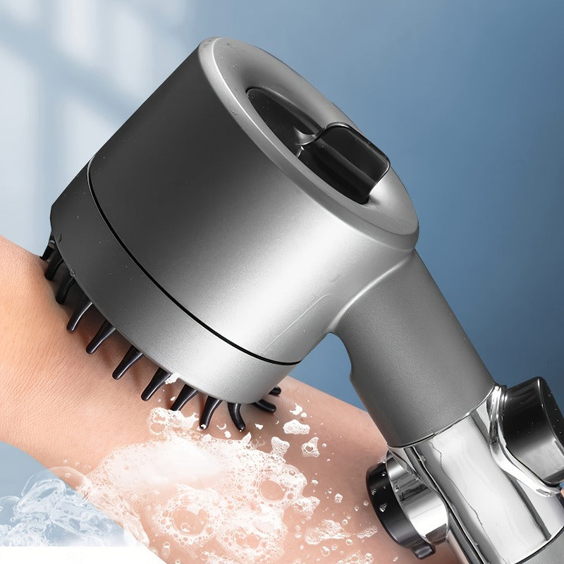 Cabeza de ducha de lluvia de pared de lujo con aspersión de alta presión, acabado de plástico redondo, ideal para decoración de baño moderno, perfecto para la temporada de vacaciones, actualización de ducha | Cabeza de ducha moderna | Fijación de ducha d