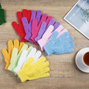 12 piezas de guantes de ducha exfoliantes suaves en colores vibrantes - Perfectos para exfoliar el cuerpo, tratamientos de spa y uso diario - Ideales para mujeres, hombres y niños, accesorio de spa | Guantes vibrantes | Textura suave