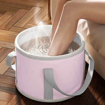 1pc Bañera de Pies Plegable Portátil - Profunda y Ancha para Pantorrillas, Calidez Aislada, Ideal para Uso en Casa y en Residencias, No Necesita Electricidad, Sin Perfume