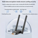 Adaptador AX900 WiFi 6 de 900Mbps Banda Dual 2.4G/5G Tarjeta de Red Inalámbrica con MU-MIMO, OFDMA, Soporte Hotspot para Portátil y PC de Escritorio, Adaptador Wifi para PC, Internet de Alta Velocidad, Diseño Moderno, Conectividad Versátil, Construcción