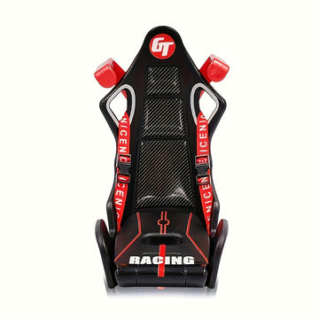 Soporte de teléfono para ventilación de aire GT Racing - Rotativo, montaje universal de GPS para iPhone 13, 12, Xiaomi, Samsung | Diseño duradero de plástico, negro y rojo con logotipo "RACING", perfecto para uso en coche, camión o RV, montaje de GPS | S