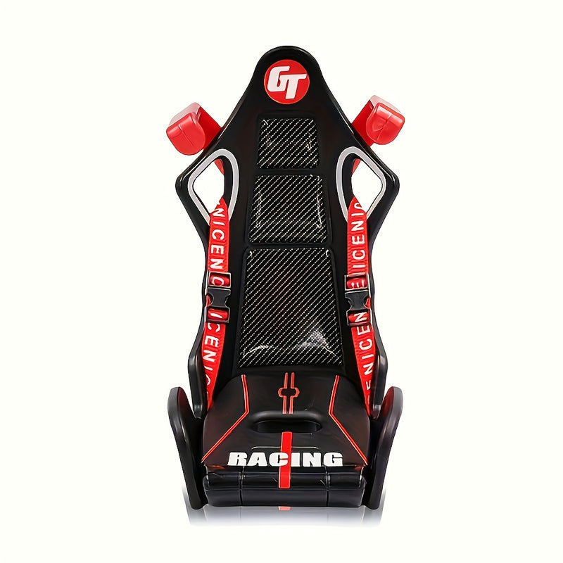 Soporte de teléfono para ventilación de aire GT Racing - Rotativo, montaje universal de GPS para iPhone 13, 12, Xiaomi, Samsung | Diseño duradero de plástico, negro y rojo con logotipo "RACING", perfecto para uso en coche, camión o RV, montaje de GPS | S