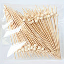 100pcs 11.96cm Brochetas de Frutas de Madera - Palillos de Bambú Sostenibles para Frutas, Aperitivos y Cócteles - Brochetas de Madera Duraderas de Alta Calidad para Fiestas, Comidas Informales y Uso Doméstico