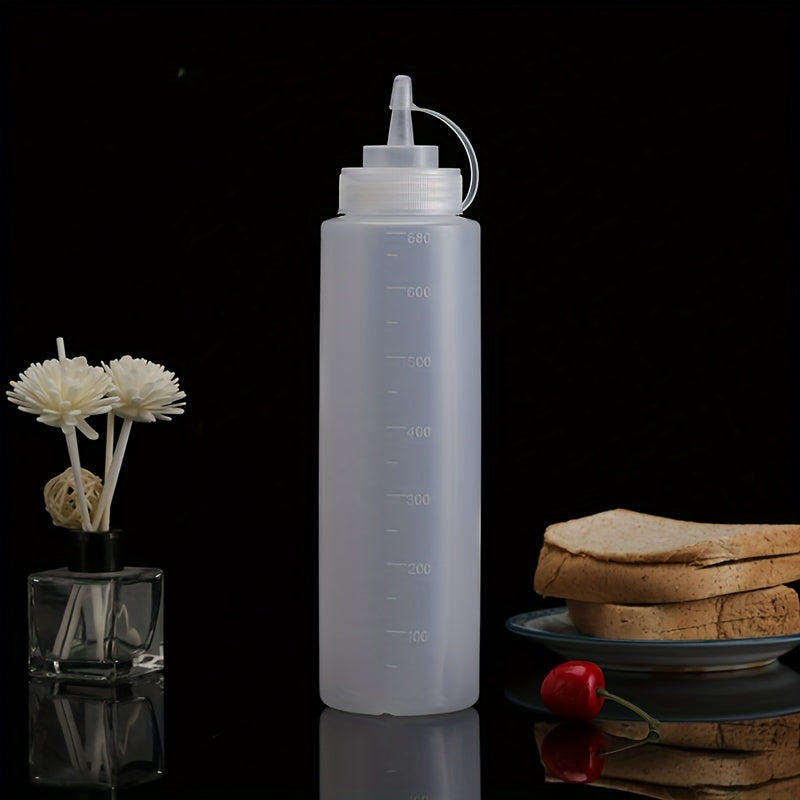 1pc, Botellas Exprimibles, Botellas De Salsa, Botellas Exprimibles De Condimento, Botellas Exprimibles De Condimento, Botellas Exprimibles De Salsa Para Ensaladas, Barbacoa, Horneado, Camping, Picnic, Utensilios De Cocina, Esenciales De Apartamento, Esen