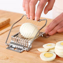 Utensilios de cocina de acero inoxidable para el hogar, rebanador de huevos, cortador de huevos, utensilios de cocina
