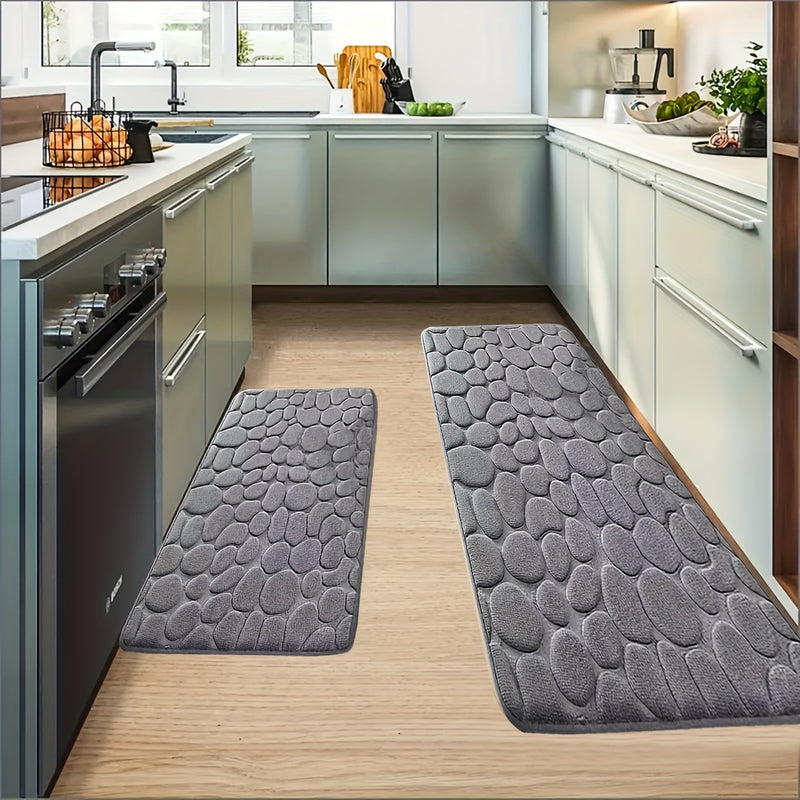 Tapete de Cocina de Tamaño Grande Antideslizante y Absorbente, Tapete de Suelo Lavable a Máquina, Tapete Suave para Restaurante