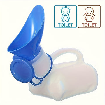 Inodoro Portátil para Hombres y Mujeres - Urinario Espacioso Antifugas con Diseño de Asa Fácil, Baño de Plástico Duradero para Coche, Autocaravana, Camping y Actividades al Aire Libre