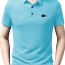 Camiseta Cómoda para Hombres de Medio Oriente con Estampado de Cocodrilo, Camisa Casual Transpirable para Negocios y Ocio