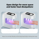 Lámpara de uñas LED mini portátil con pantalla digital y recarga USB - Diseño compacto para el hogar, salón, viajes - Disipación de calor rápida, lámpara de uñas y gel para principiantes, lámpara de uñas, equipo de salón, herramienta de belleza moderna,