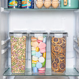 2/3/4 piezas, juego de contenedores de almacenamiento de cereales, grandes, herméticos, para almacenamiento de alimentos en la cocina y la despensa, juego de contenedores de almacenamiento de cereales para crujir, sin BPA, dispensadores, THELiFE