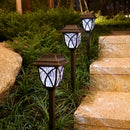 6 Luces Solares para Jardín, Iluminación Exterior con Brillo Blanco y Diseño para Patio, Césped y Decoración de Villa, Luces Solares para Exteriores