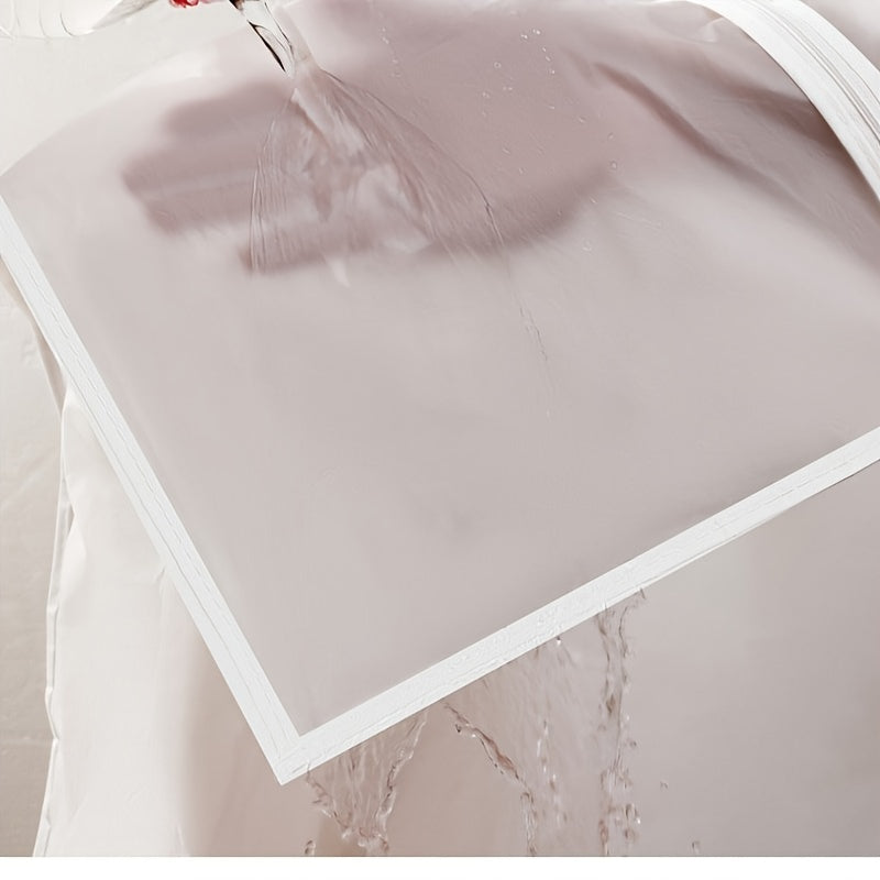 5 piezas, funda de polvo para ropa, bolsa de colgar ropa y trajes transparente y impermeable para el hogar