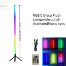Lámpara de suelo inteligente RGB LED de esquina BINDLAN, lámpara de plástico independiente con control remoto + cable USB, inalámbrica, ideal para decoración de sala de estar, decoración de sala de estar | Decoración moderna | Lámpara alimentada por USB,