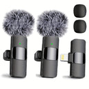 Microfono sin varillas de Solapa con Clip para iPhone, iPad y Android USB-C, Grabación de Audio y Video, Transmisión en Vivo e Entrevistas, Plug and Play