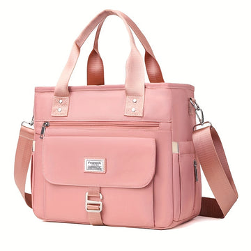 New Fashionable Large Capacity Single Shoulder Bag Multi-Functional Convenient Storage for Outings, Vacations and Travel Essential Non-Food Contact Organizer, Back to School Lunch Bag