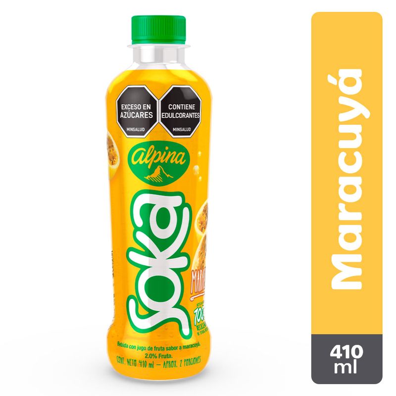 REFRESCO SOKA 410ML MARACUYA