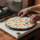 Tapete de música de disco de 12 pulgadas con patrón de calabaza de Acción de Gracias - Vinilo negro, 3 mm de grosor, antiestático, reducción de ruido y polvo, ideal para DJs, karaoke y práctica de música en casa, equipo de músicos