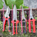 4 piezas de tijeras de poda de acero inoxidable, estilo contemporáneo, tijeras de jardín ambidiestras, cortadora de ramas duradera, herramienta de cosecha de frutas, con mangos antideslizantes, para cebolla, ajo, enredaderas, flores, frutas cítricas - Us