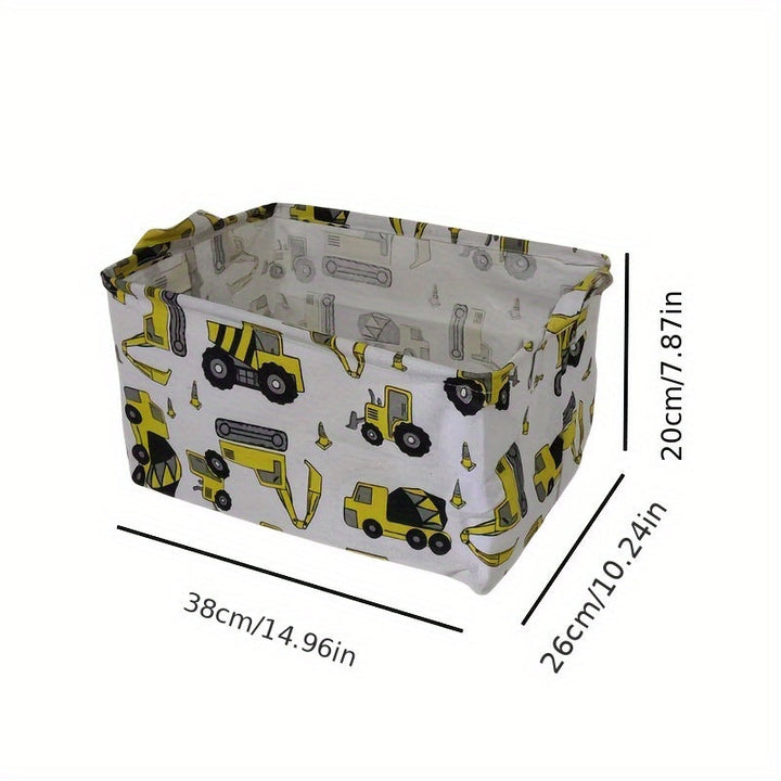 Canasta grande de lona con asa - ideal para ropa, juguetes y organización del hogar - regalo perfecto para ocasiones especiales, compartimento de almacenamiento para el hogar