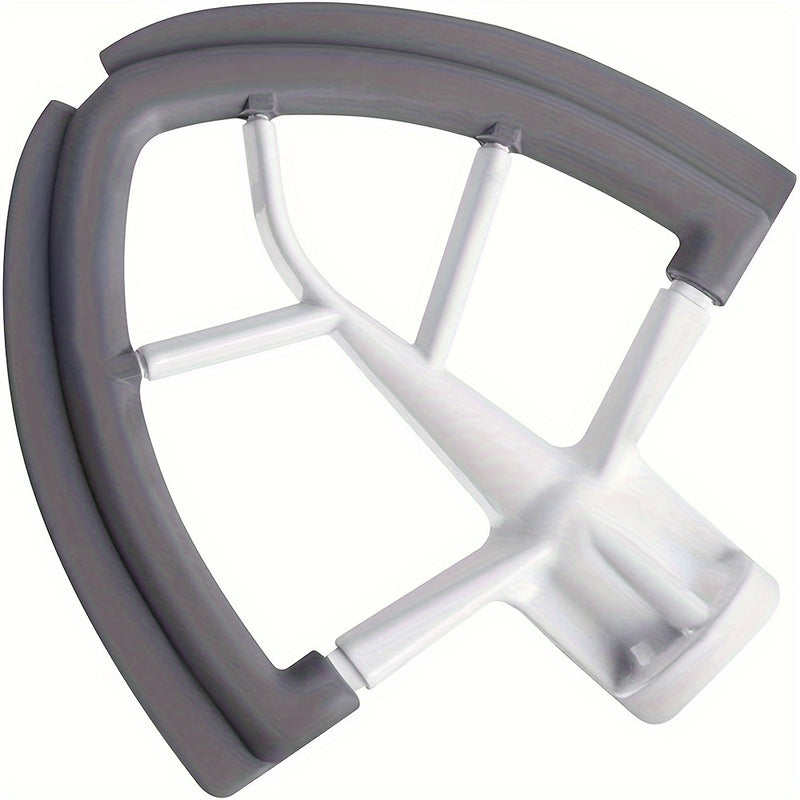 KitchenAid, 1 Pieza, Batidor De Borde Flexible Para Batidora De Pie Con Cabezal Inclinado, Paleta Batidora Plana De 4,5 A 5 Cuartos Con Bordes De Silicona Flexibles Y Raspador De Tazón