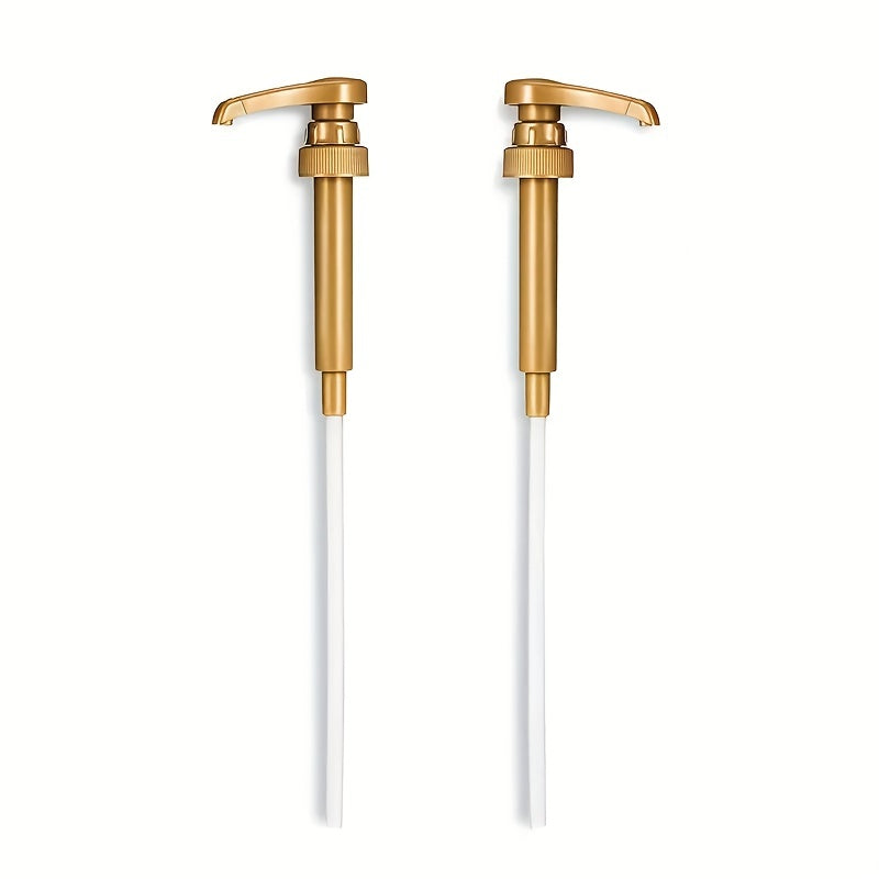 2pcs Bombas de Jarabe de Café de Acero Inoxidable - Compatibles con Botellas Torani, Perfectas para Bebidas Frías y Calientes, Accesorio Ideal para Cocina y Comedor, Bomba de Crema