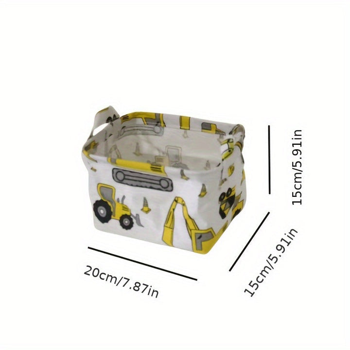 Canasta grande de lona con asa - ideal para ropa, juguetes y organización del hogar - regalo perfecto para ocasiones especiales, compartimento de almacenamiento para el hogar