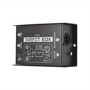 CAJA PASIVA DE UN CANAL AROMA - Aislador de Audio de Alta Calidad para Guitarra, Micrófono y Equipo de DJ - Reducción de Ruido, Sin Necesidad de Energía, Compatible con PC () | Dispositivo de Aislamiento de Sonido | Equipos de Audio Profesionales | Compo