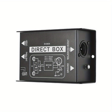 CAJA PASIVA DE UN CANAL AROMA - Aislador de Audio de Alta Calidad para Guitarra, Micrófono y Equipo de DJ - Reducción de Ruido, Sin Necesidad de Energía, Compatible con PC () | Dispositivo de Aislamiento de Sonido | Equipos de Audio Profesionales | Compo