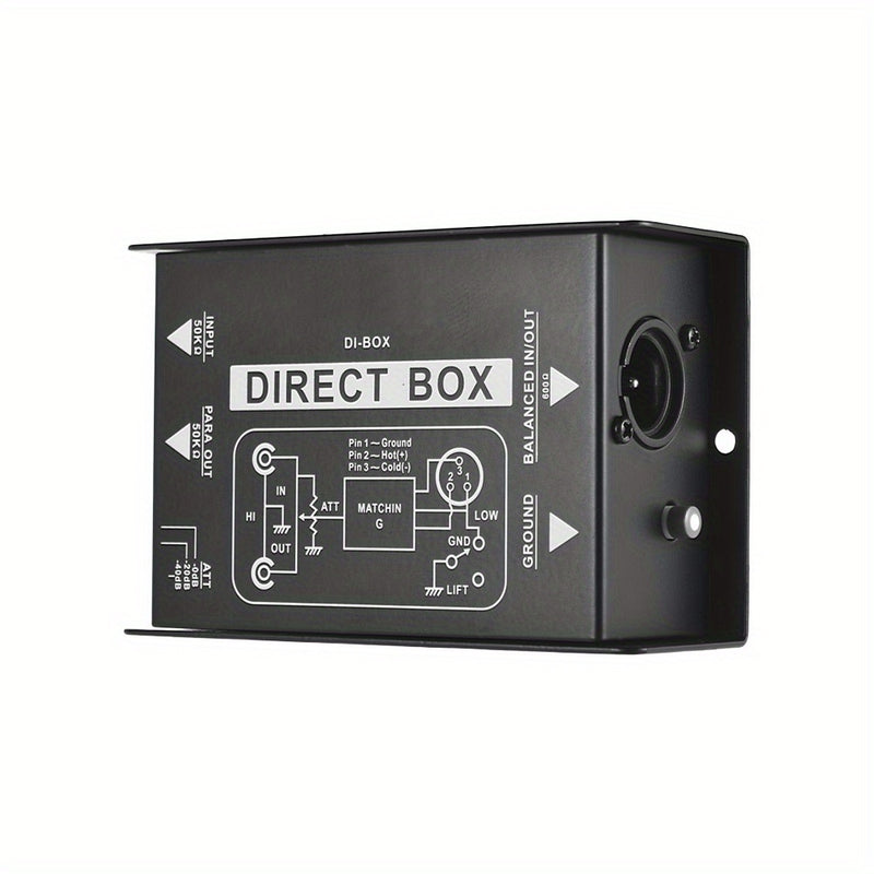 CAJA PASIVA DE UN CANAL AROMA - Aislador de Audio de Alta Calidad para Guitarra, Micrófono y Equipo de DJ - Reducción de Ruido, Sin Necesidad de Energía, Compatible con PC () | Dispositivo de Aislamiento de Sonido | Equipos de Audio Profesionales | Compo