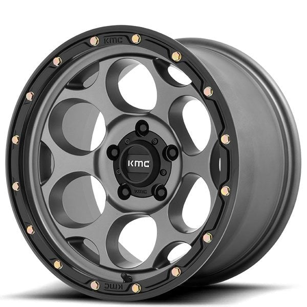 RIN KMC 541 18X8.5 6X114 ET+18 BOCIN 66.10 S-GRY BLK-LP JW18091