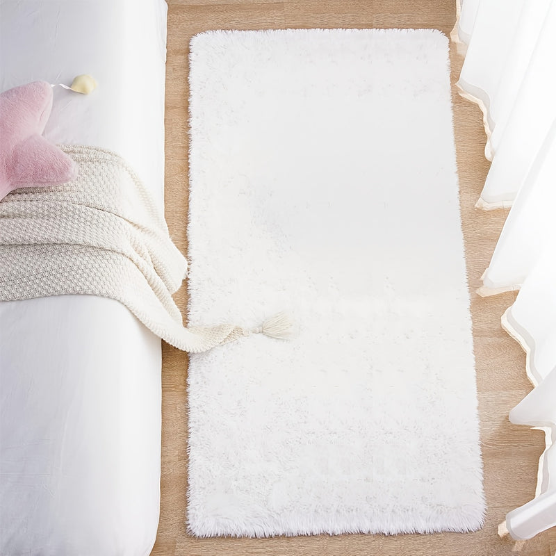 Alfombra Interior Suave de Peluche con Teñido Anudado de 1 Pieza, Alfombra de Lujo Moderna, Antideslizante y Lavable, Adecuada para Sala de Estar y Dormitorio, Decoración del Hogar, Alfombra Regional