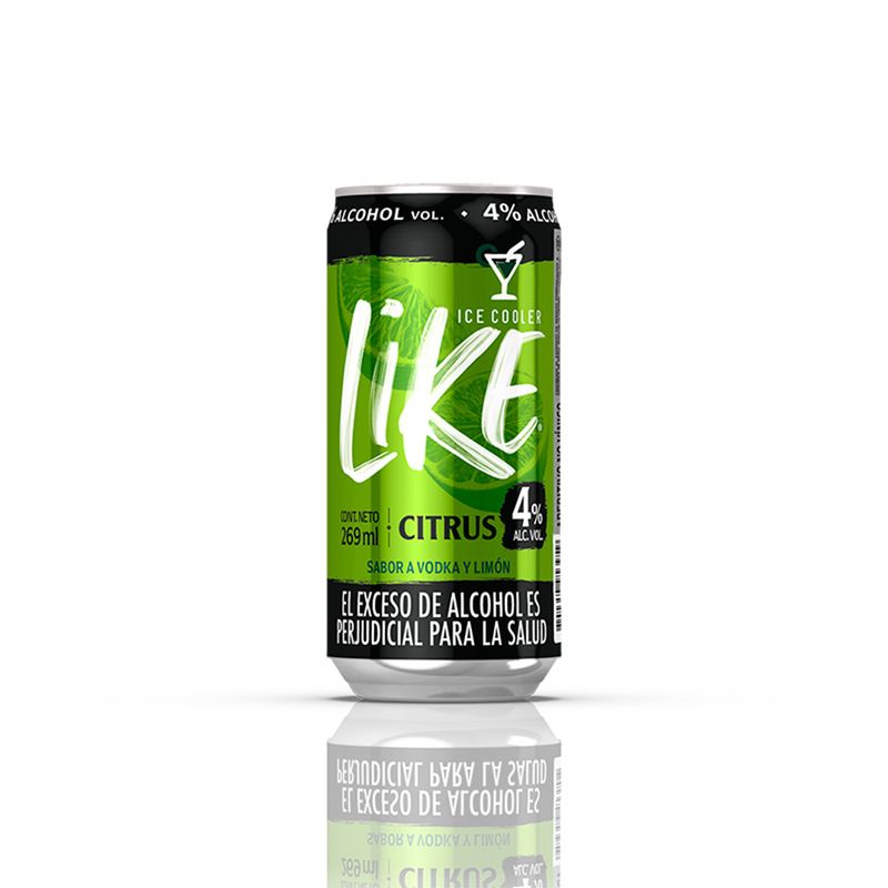 APERITIVO LIKE 269ML MANZANA LIMON LATA