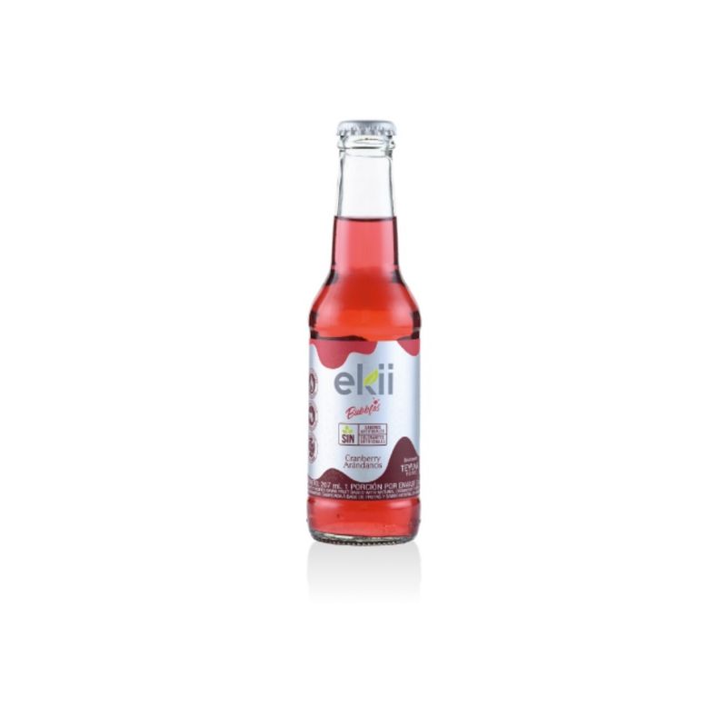 SODA EKII 207ML BUBBLES ARANDANOS