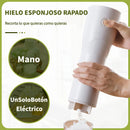 WANVOAPLS Trituradora de Hielo Portátil - Máquina para Rallar Hielo con Batería, Fácil de Limpiar, Ideal para Bebidas de Verano y Batidos - Triturador Manual Compacto para Hogar, Viajes, Camping y Fiestas al Aire Libre