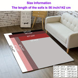 Alfombra para área de juego con diseño de control vibrante, antideslizante, lavable en poliéster, impresión HD, bordes dobles, ideal para decorar sala, habitación o cuarto de juegos