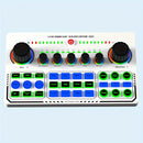 Interfaz de audio portátil Caster-All One-in-One con preamplificador de micrófono premium, carga USB, diseño compacto para podcasting, transmisión en vivo, DJ, PC y teléfonos inteligentes - Blanco, grabación de multimedia, equipo de estudio moderno, cons