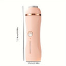 Amoladora Eléctrica para Pies - Removedor y Pulidor con 2 Velocidades, Batería de Litio Inalámbrica, Ideal para Pies Duros o Gruesos, Beige Claro/Rosa Brillante/Blanco - Compatible con Dispositivos USB, Herramienta de Pedicura, Diseño Elegante, Construcc
