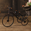 1 pieza de soporte de vino de hierro vintage - Diseño creativo de bicicleta y cañón, acabado pulido, estructura metálica sólida para almacenamiento de vino seguro, elegante exhibición de mesa para hogar o restaurante, decoración de vino
