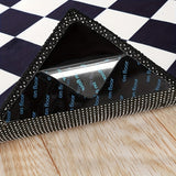 4/8/12 pzas Pinzas para alfombras, almohadillas antideslizantes para alfombras para pisos de madera dura y azulejos, cinta de alfombra reutilizable y lavable para alfombras de salas de estar, almohadilla adhesiva de doble cara para alfombra que mantiene