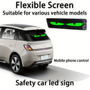 Todos los modelos de vehículos compatibles con pantalla electrónica LED - Puede editar animaciones de texto e imágenes, puede ser controlado por teléfonos móviles/controles remotos, puede ser controlado por pantalla multifuncional de tienda/vehículo, var