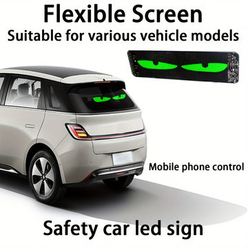 Todos los modelos de vehículos compatibles con pantalla electrónica LED - Puede editar animaciones de texto e imágenes, puede ser controlado por teléfonos móviles/controles remotos, puede ser controlado por pantalla multifuncional de tienda/vehículo, var