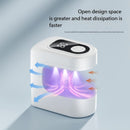 Lámpara de uñas FEIYBA - Secador de esmalte de uñas recargable por USB con pantalla digital, diseño portátil mini para uso en casa y salón, no se necesita sostener, compacto y ligero, eliminador de esmalte de uñas, equipo de salón, herramienta de belleza