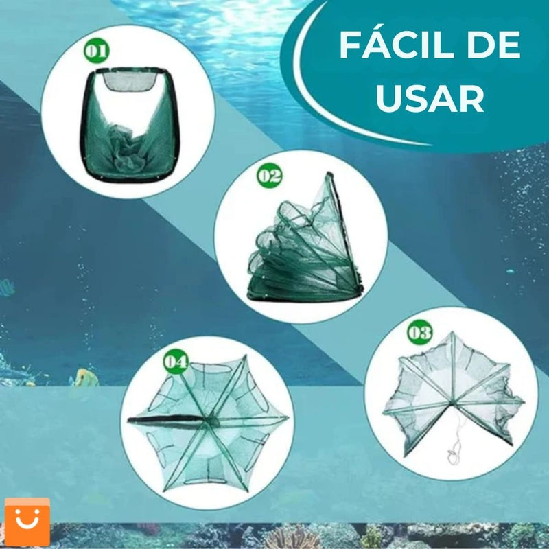 FASTCATCH ™- MALLA DE PESCA AUTO PLEGABLE