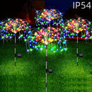 Luces Solares para Jardín de 1 Pieza - 8 Modos, Ilumina tu Jardín con Luces de Fuegos Artificiales Solares - ¡Luzes LED Exteriores DIY de 60/150/200/240! Iluminación Decorativa Exterior IP54
