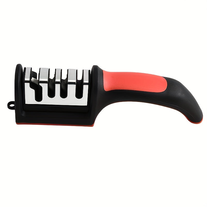Afilador de Cuchillos de Cocina Profesional de 4 Etapas - Piedra de Afilar de Cerámica de Tungsteno y Diamante para Chef