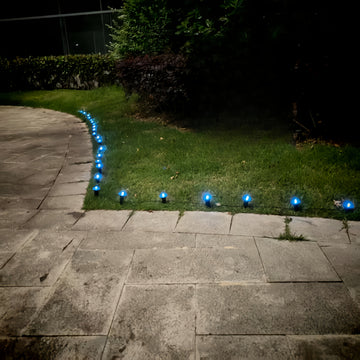 Lámparas solares para jardín de 15/30 LED, luz cálida/blanca, sin cables, ideales para decoración de patio, caminos o alberca